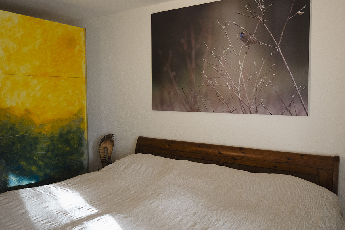 Wohnraum Wandgestaltung, Fotografie, Schlafzimmer